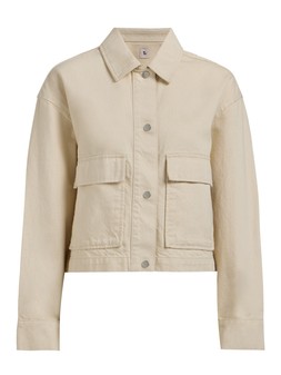 Tu Cream Boxy Twill Jacket, £28