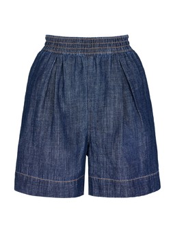 Tu Dark Denim Linen Blend Pull-On Co-ord Shorts, £14