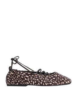 Tu Deer Print Lace-Up Ballerina £18