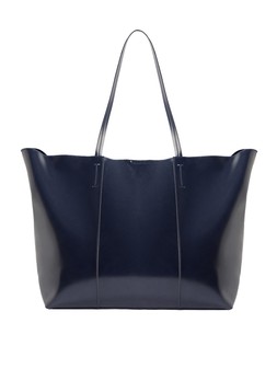 Tu High-Shine Navy Tote Bag £22 - Copy