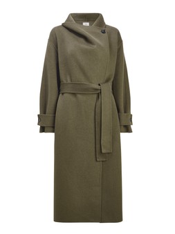 Tu Khaki Wool-Blend Double-Faced Coat £85