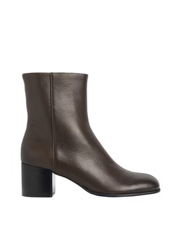 Tu Leather Block-Heel Ankle Boot £45