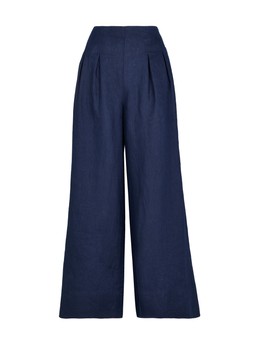 Tu Navy Pure Linen Palazzo Co-ord Trouser, £30