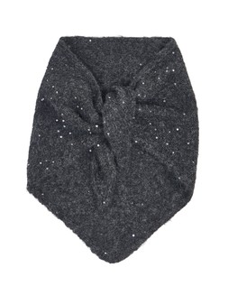 Tu Sequin Triangle Knitted Scarf £12