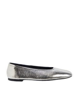 Tu Silver Square-Toe Ballerina £18