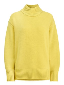 Tu Yellow Premium Lambswool High-Neck Jumper £35
