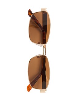 M&S Metal Polarised Sunglasses, Gold, £25