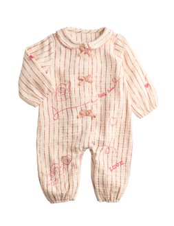 M&S PURE COTTON CUPID STRIPED​ ALL-IN-ONE OUTFIT (0-3 YRS) £20​