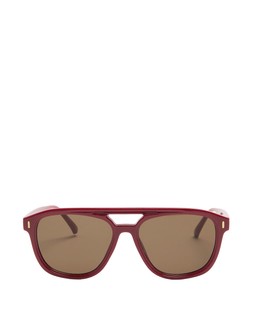 M&S Round Mask Sunglasses, Red, £16