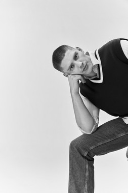 M&S Vest £30, Shirt £30, Jean £35, Loafer £65 (9)