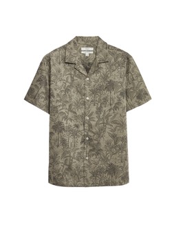 M&S ALL OVER LANDSCAPE JAQUARD SHIRT £32