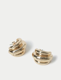 M&S GOLD EARRINGS £14 (2)