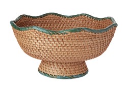 M&S Rattan Footed Bowl £20