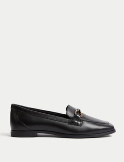 M&S Collection Leather Trim Square Toe Loafers £45 (1)