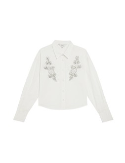 M&S The Edit White Embelished Shirt £45